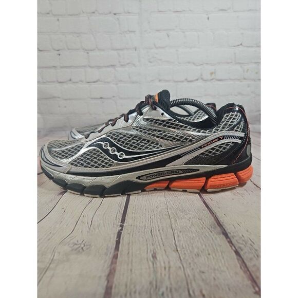 Saucony Ride 7 Power Grid Athletic Running Shoes Men's Size 12 - Picture 1 of 8